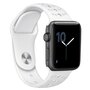 Sportbandje combi-kleuren - Wit - Geschikt voor Apple Watch 38mm / 40mm / 41mm Sportbandje combi-kleuren - Wit - Geschikt voor Apple Watch 38mm / 40mm / 41mm