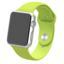 Rubberen sportbandje - Groen - Geschikt voor Apple Watch 42mm / 44mm / 45mm Rubberen sportbandje - Groen - Geschikt voor Apple Watch 42mm / 44mm / 45mm