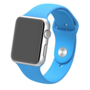 Rubberen sportbandje - Blauw - Geschikt voor Apple Watch 42mm / 44mm / 45mm
