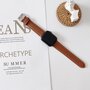 Premium Leather bandje - Bruin - Geschikt voor Apple Watch 38mm / 40mm / 41mm Premium Leather bandje - Bruin - Geschikt voor Apple Watch 38mm / 40mm / 41mm