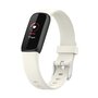 Fitbit Luxe - Sportbandje met gesp - Maat: Small - Ecru Fitbit Luxe - Sportbandje met gesp - Maat: Small - Ecru