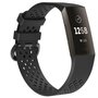 Fitbit Charge 3 & 4 sport bandje - Maat: Large - Zwart Fitbit Charge 3 & 4 sport bandje - Maat: Large - Zwart