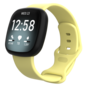 Fitbit Versa 3 / Sense Sportbandje - Geel - Maat: M/L Fitbit Versa 3 / Sense Sportbandje - Geel - Maat: M/L