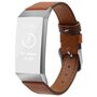 Fitbit Charge 3 & 4 Luxe Lederen bandje - Maat: Small - Bruin Fitbit Charge 3 & 4 Luxe Lederen bandje - Maat: Small - Bruin