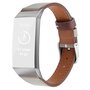 Fitbit Charge 3 & 4 Luxe Lederen bandje - Maat: Small - Grijs Fitbit Charge 3 & 4 Luxe Lederen bandje - Maat: Small - Grijs