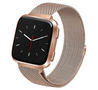 Fitbit Versa 1 / 2 & Lite milanese bandje - Maat: Large - Champagne Goud Fitbit Versa 1 / 2 & Lite milanese bandje - Maat: Large - Champagne Goud
