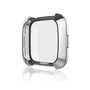 Fitbit Versa 1 soft TPU case (volledig beschermd) - Zilver Fitbit Versa 1 soft TPU case (volledig beschermd) - Zilver