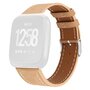 Fitbit Versa 1 / 2 & Lite leren bandje - Lichtbruin Fitbit Versa 1 / 2 & Lite leren bandje - Lichtbruin