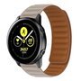 Samsung Galaxy Watch Active 2 - 40mm / 44mm - Siliconen Loop bandje - Khaki