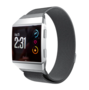 Fitbit Ionic Milanese bandje - Maat: Large - Zwart Fitbit Ionic Milanese bandje - Maat: Large - Zwart