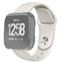 Fitbit Versa 1 / 2 & Lite siliconen bandje - Maat: Small - Ecru Fitbit Versa 1 / 2 & Lite siliconen bandje - Maat: Small - Ecru