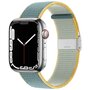 Nylon bandje met klemsluiting - Teal - Geschikt voor Apple Watch 38mm / 40mm / 41mm