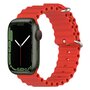 Ocean bandje - Rood - Geschikt voor Apple Watch 38mm / 40mm / 41mm