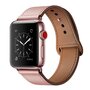 Leren bandje - Roze - Geschikt voor Apple Watch 38mm / 40mm / 41mm