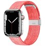 Canvas Limited Edition nylon bandje - Roze - Geschikt voor Apple Watch 42mm / 44mm / 45mm / 49mm