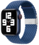 Braided nylon bandje - Blauw - Geschikt voor Apple Watch 42mm / 44mm / 45mm / 49mm