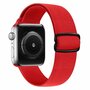 Solo Loop Nylon bandje - Rood - Geschikt voor Apple Watch 42mm / 44mm / 45mm / 49mm