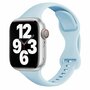Sportbandje Slim Fit - Lichtblauw - Geschikt voor Apple Watch 42mm / 44mm / 45mm / 49mm