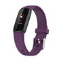 Fitbit Luxe - Sportbandje met gesp - Maat: Large - Paars