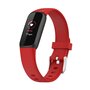 Fitbit Luxe - Sportbandje met gesp - Maat: Large - Rood