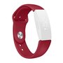 Fitbit Inspire 1 / HR / Ace 2 siliconen bandje - Maat: Large - Wijnrood