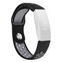 Fitbit Inspire 1 / HR / Ace 2 siliconen sportbandje - Maat: Large - Zwart + Grijs