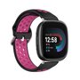 Fitbit Versa 3 &amp; 4 / Sense 1 &amp; 2 - Sport editie - Large - Zwart + roze