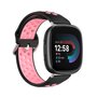 Fitbit Versa 3 &amp; 4 / Sense 1 &amp; 2 - Sport editie - Large - Zwart + roze