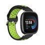 Fitbit Versa 3 &amp; 4 / Sense 1 &amp; 2 - Sport editie - Large - Zwart + groen