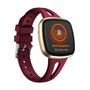 Fitbit Versa 3 &amp; 4 / Sense 1 &amp; 2  - Sportbandje druppel design - Large - Bordeaux