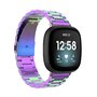 Fitbit Versa 3/4 &amp; Sense 1/2 metalen schakelbandje - Multicolor