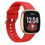 Fitbit Versa 3 &amp; 4 / Sense 1 &amp; 2  - Siliconen bandje - Rood