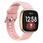 Fitbit Versa 3 &amp; 4 / Sense 1 &amp; 2  - Siliconen bandje - Roze