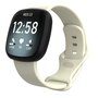 Fitbit Versa 3 &amp; 4 / Sense 1 &amp; 2 Sportbandje - Ecru - Maat: M/L