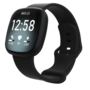 Fitbit Versa 3 &amp; 4 / Sense 1 &amp; 2 Sportbandje - Zwart -&nbsp;Maat: M/L