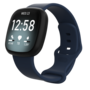 Fitbit Versa 3 &amp; 4 / Sense 1 &amp; 2 Sportbandje - Donkerblauw - Maat: M/L