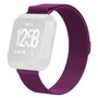 Fitbit Versa 1 / 2 &amp; Lite milanese bandje - Maat: Large - Paars