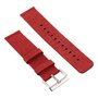 Canvas nylon bandje Fitbit Versa 1 / 2 &amp; Lite - Rood