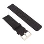 Canvas nylon bandje Fitbit Versa 1 / 2 &amp; Lite  - Zwart