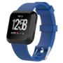 Fitbit Versa 1 / 2 &amp; Lite rubberen sport bandje - Donker blauw