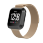 Milanese Fitbit Versa 1 / 2 &amp; Lite bandjes Maat: Large - Vintage Goud