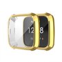 Fitbit Versa Lite Soft TPU case (volledig beschermd) - Goud