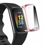 Fitbit Charge 5 &amp; 6 TPU case (volledig beschermd) - Roze
