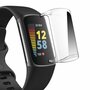 Fitbit Charge 5 &amp; 6 TPU case (volledig beschermd) - Transparant