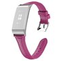 Fitbit Charge 3 &amp; 4 Slim Fit Leather bandje - Paars