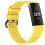 Fitbit Charge 3 &amp; 4 sport bandje - Maat: Large - Geel