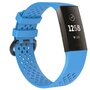 Fitbit Charge 3 &amp; 4 sport bandje - Maat: Large - Blauw