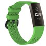 Fitbit Charge 3 &amp; 4 sport bandje - Maat: Large - Groen