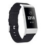 Fitbit Charge 3 &amp; 4 nylon bandje - Zwart