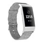 Fitbit Charge 3 &amp; 4 nylon bandje - Grijs